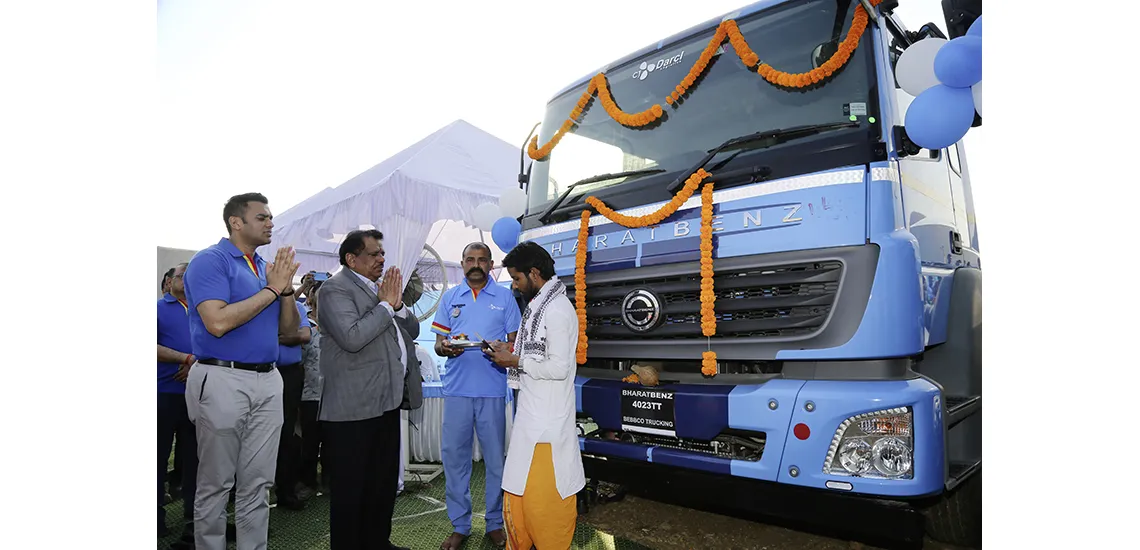 BharatBenz Trucks CJ Darcl Logistics