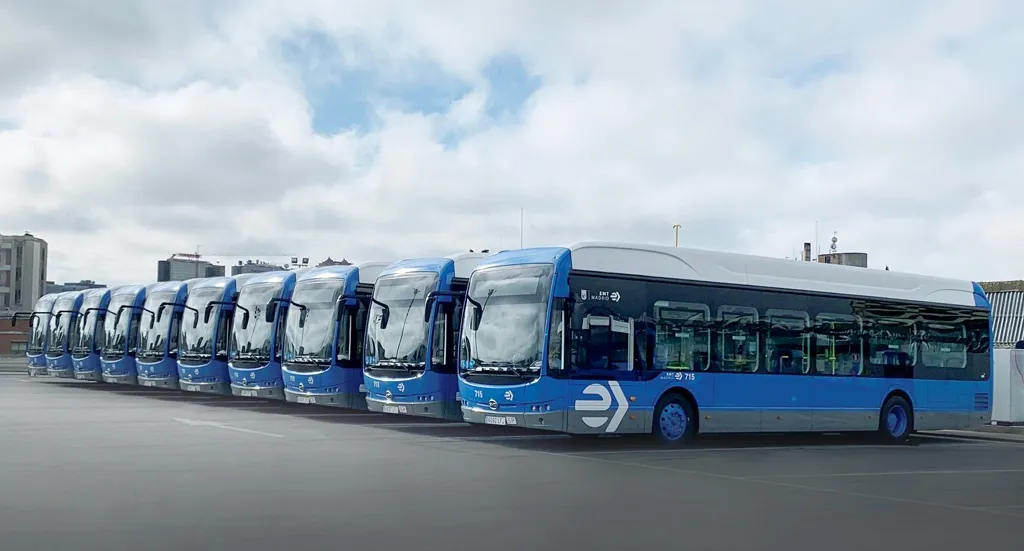 BYD Electric Buses Madrid