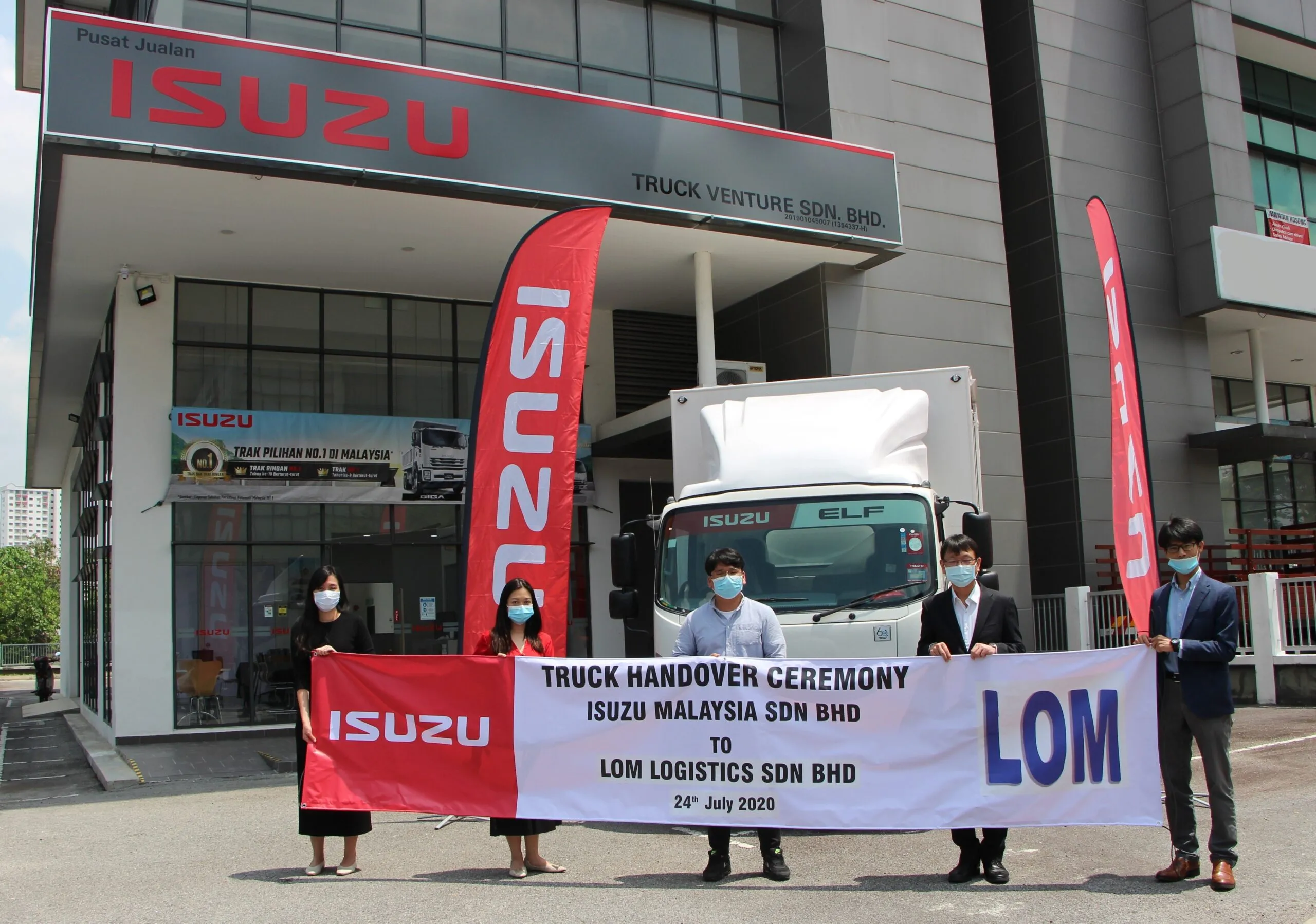 Isuzu Malaysia Elf Truck LOM Logistics