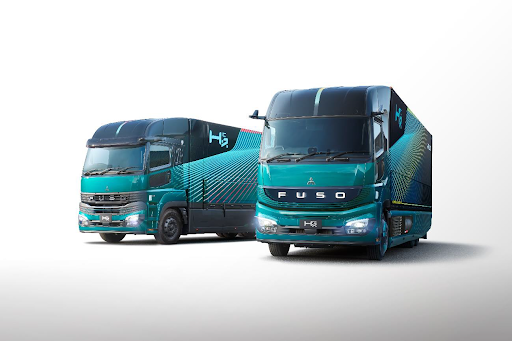 Mitsubishi Fuso H2IC and H2FC hydrogen truck concepts