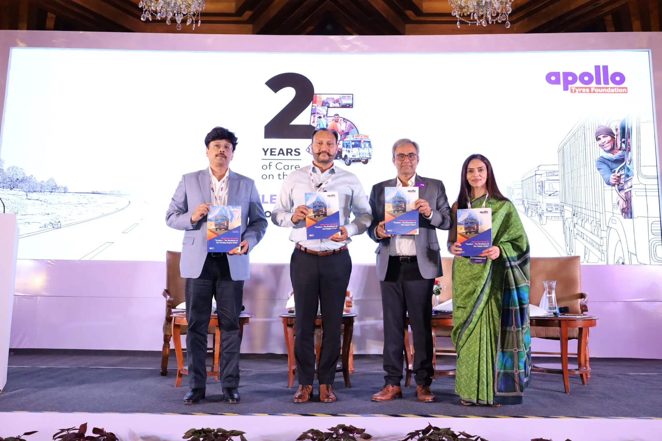 Apollo Tyres launches Swasth Saarthi app and white paper to mark 25 years of its truckers’ healthcare programme.