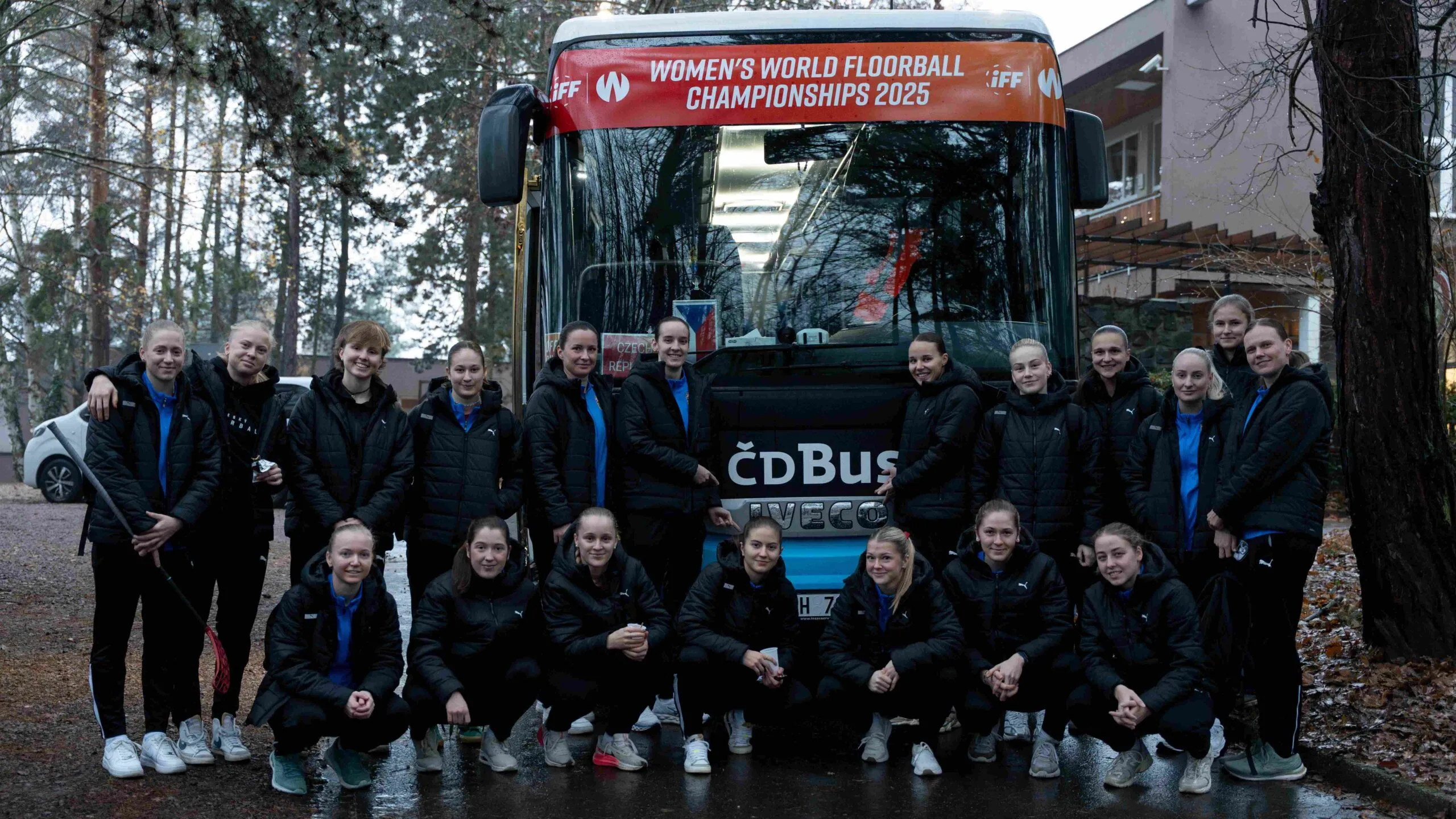Iveco Bus Evadys coach at floorball championships