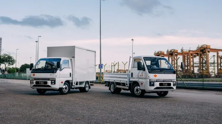 The new BYD T35 all-electric light trucks