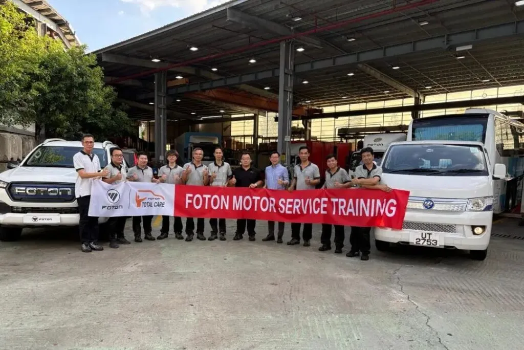 BAIC Foton's training participants in Singapore. (Photo: BAIC Foton)