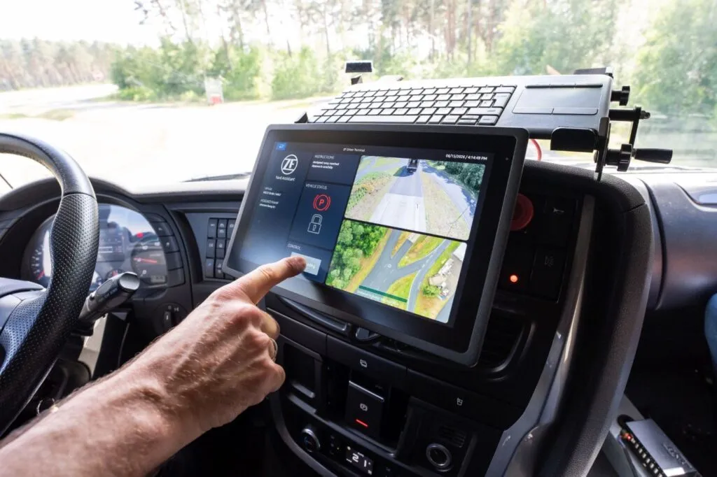 ZF system installed in a commercial vehicle. (Photo: IAA Transportation 2026)