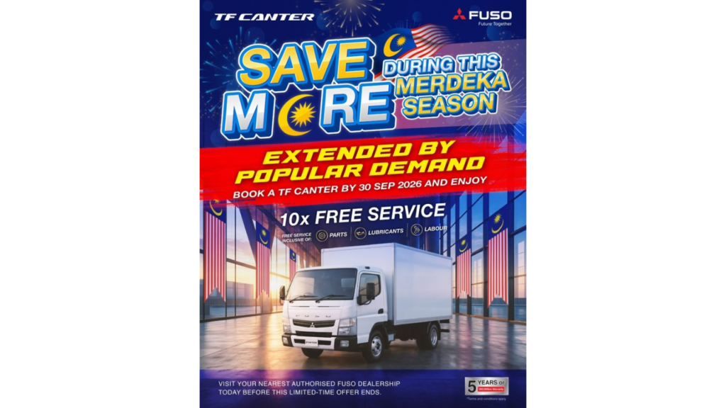 Fuso Malaysia's TF Canter programme. (Image: Fuso Malaysia)