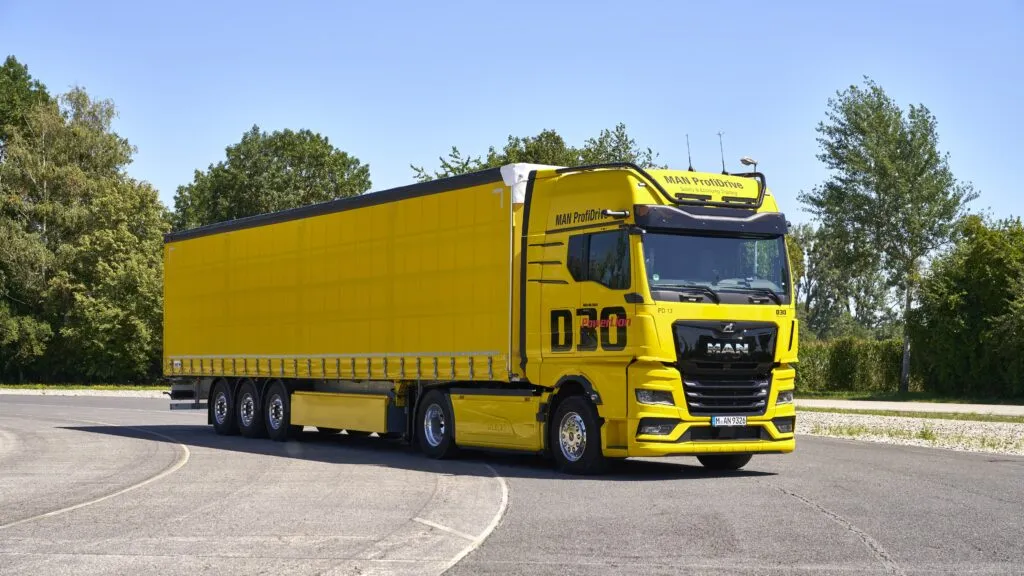 MAN truck with D30 PowerLion powertrain. (Photo: MAN Truck & Bus)